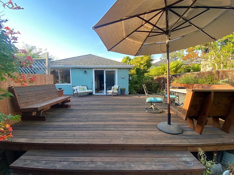 View from back of yard