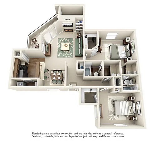 Floor plan B3