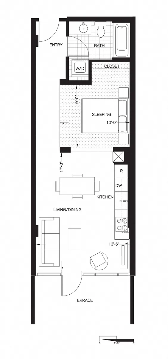 Floor plan Studio (AS1)