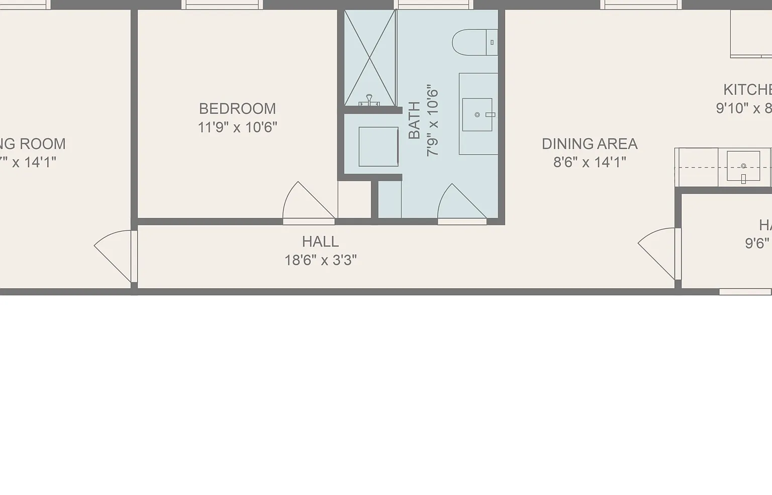 2 bed, 700 sqft, $2,100 — Photo 4
