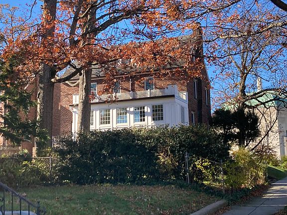 Rear of the house in Fall
