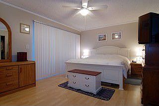 Updated Master Bedroom/Bath with water views from balcony