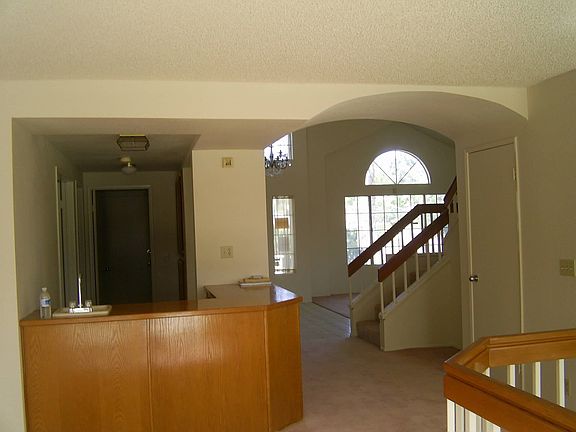 View from family room towards wet bar
