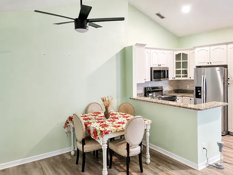 Dinning table and chairs included