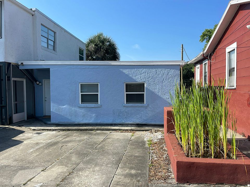 Front door and reserved parking