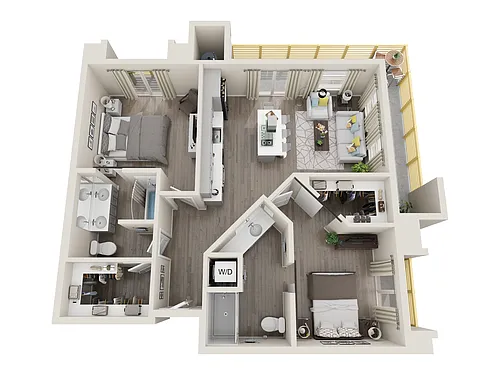 Floor plan 2C