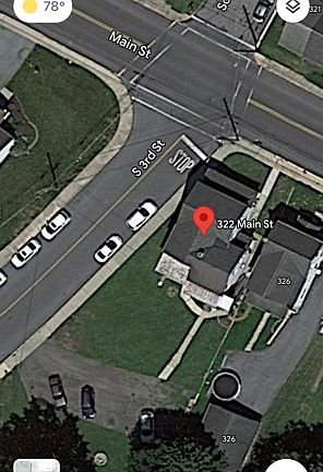 on the corner of main and third. walking distance to the rail trail