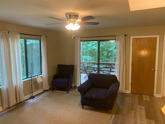 Living Room with deck & lots of natural light!