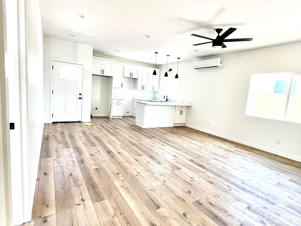Open living room & kitchen