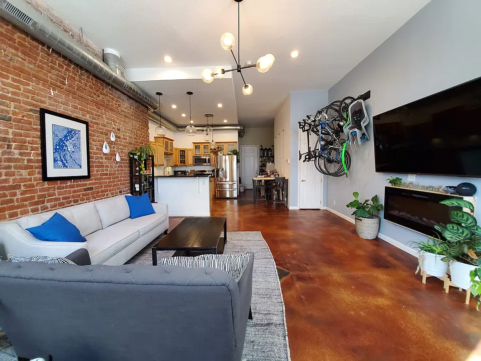 View from the front door into the unit