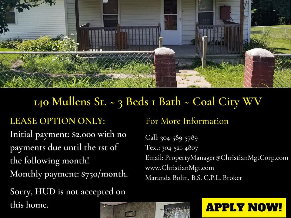 140 Mullens St, Coal City, WV 25823 Zillow