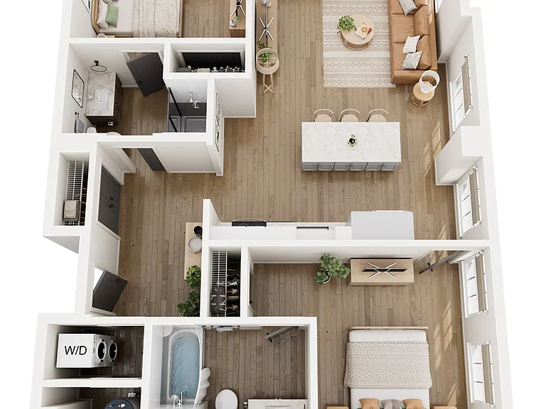 2BR Type C 2BR Type C