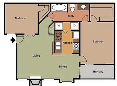 Floor plan B1 Cypress