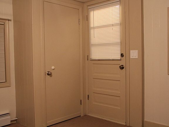 Three interior steps up to Entry door; LR closet
