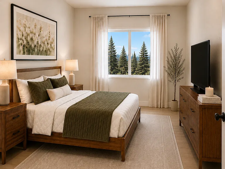 Primary bedroom.
Images are artist renderings and intended for illustrative purposes only