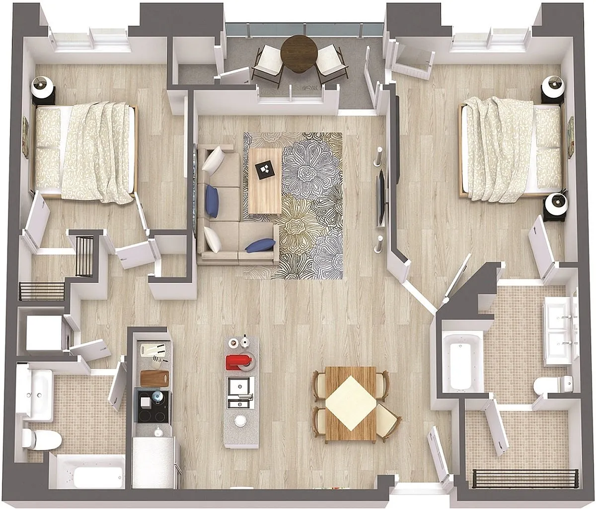 Floor plan B1