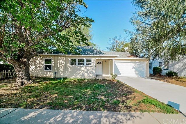 East facing front with attached garage