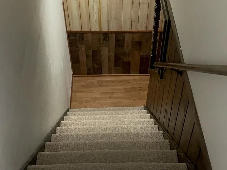 stairs going down to the basement