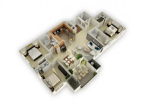 Floor plan G10 - 1st or 2nd floor