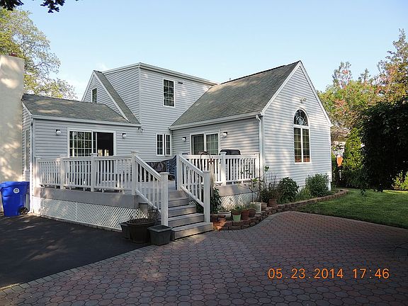 Rear deck and back of house