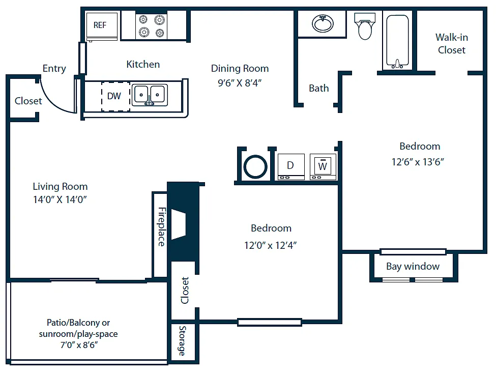 Floor plan B3