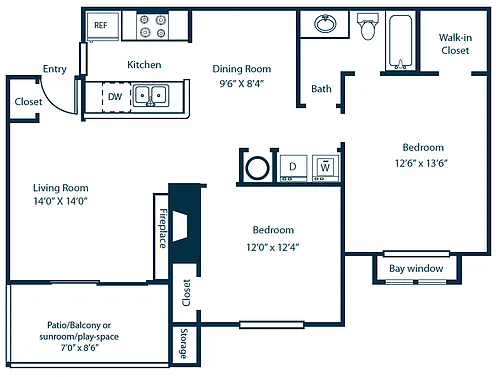 Floor plan B3