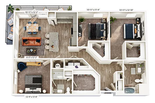 Floor plan C1