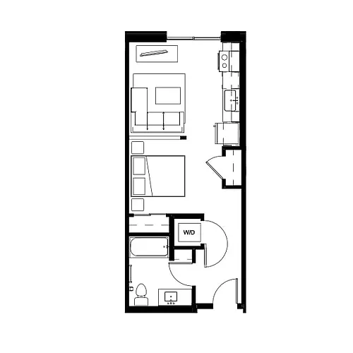 Floor plan Studio 2