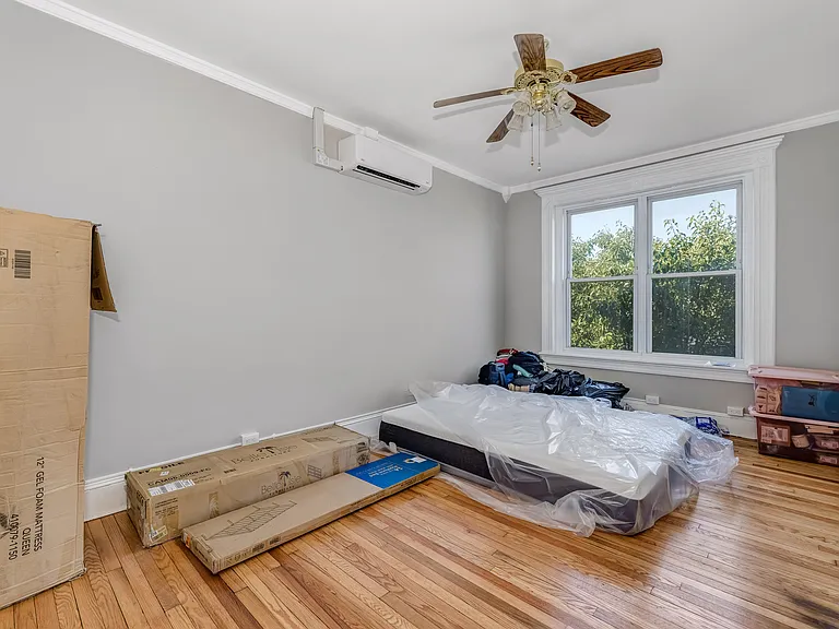 Bedroom #2 with mini split for multi-A/C & heat.