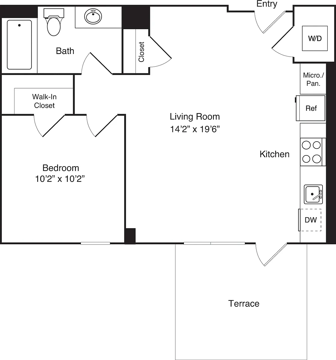 Floor plan A08