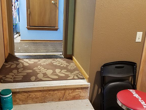 Steps to house from mudroom 