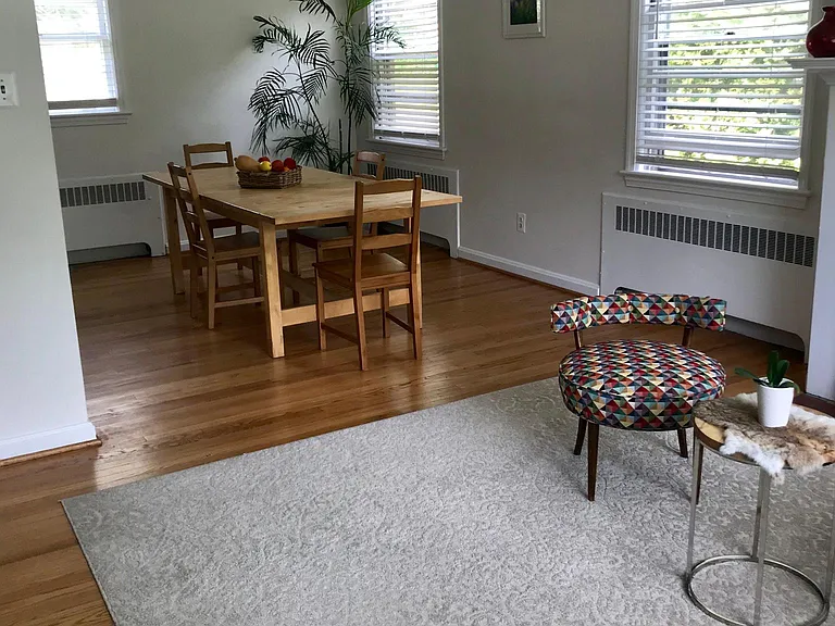Dinning room table (remains) - open space to Living room and kitchen on the left