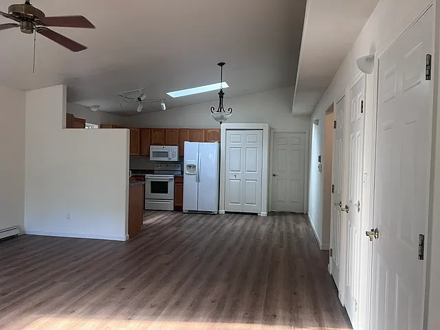Living room and kitchen