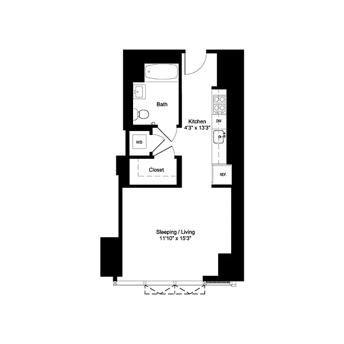 Floor plan Studio O 3-6