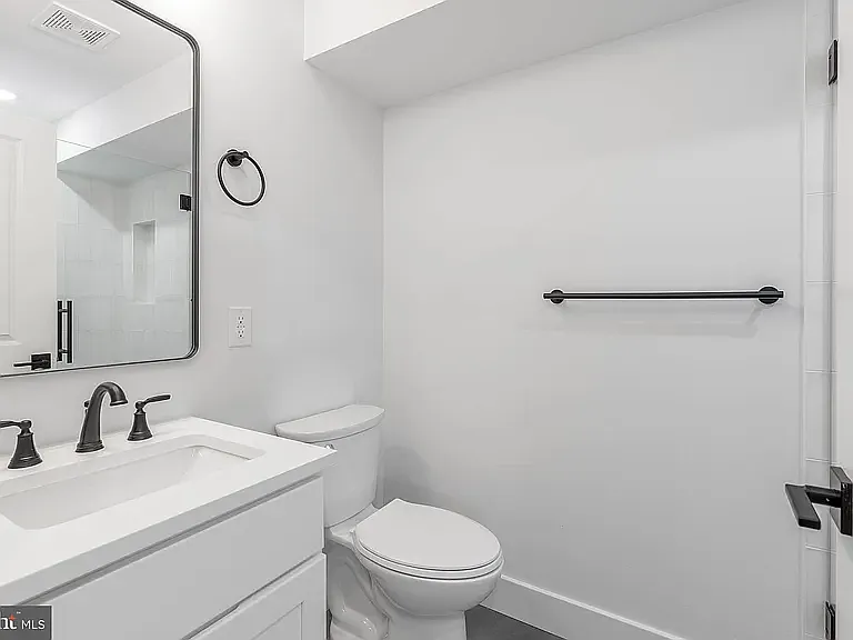 Basement bathroom.