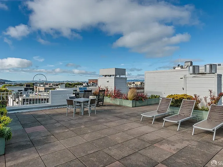 Roof top view towards Alcatraz