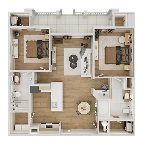 Floor plan The Montgomery
