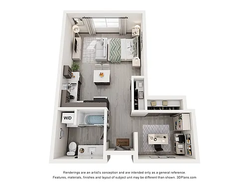 Floor plan Studio Den