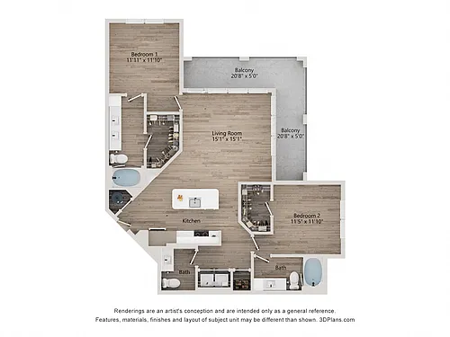 Floor plan B3