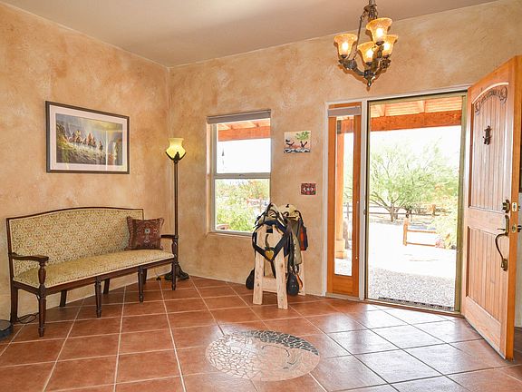 Spacious front entry