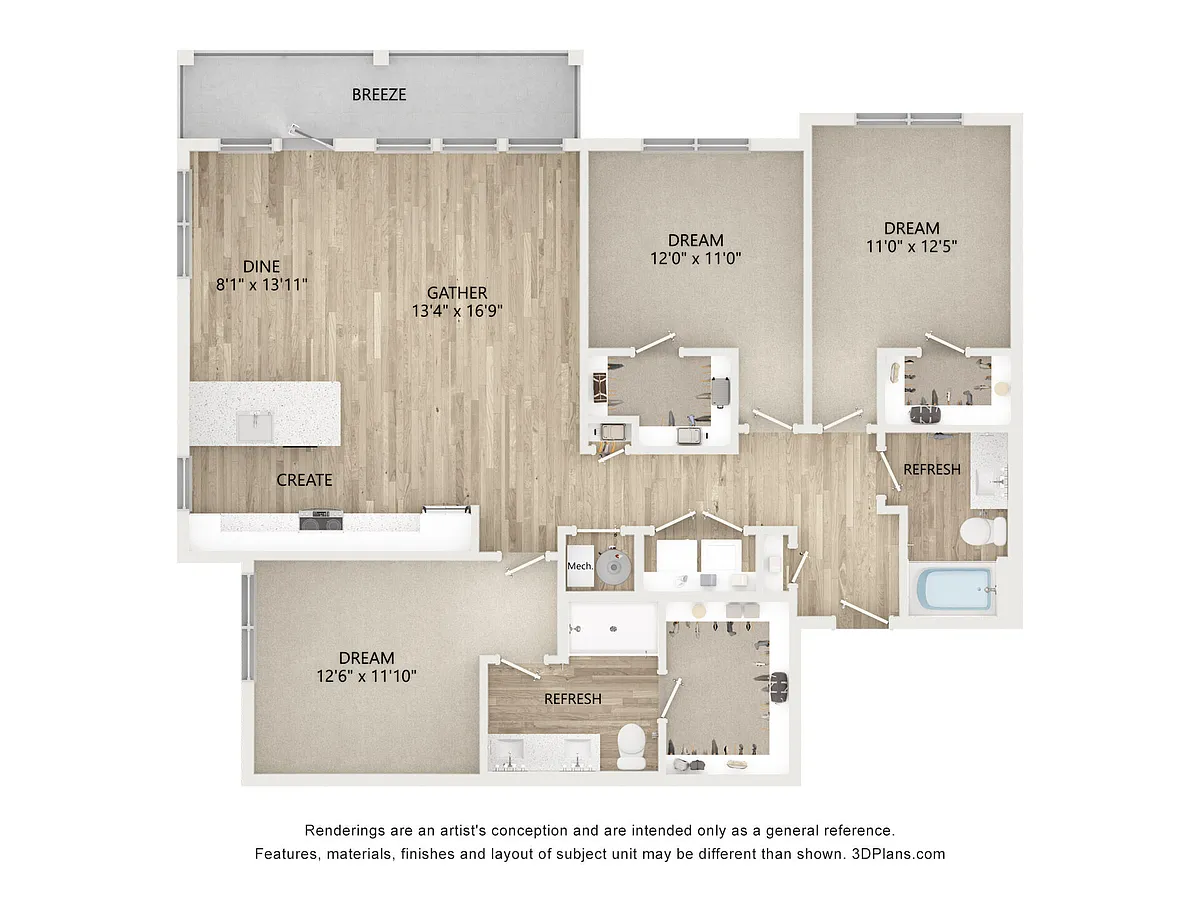 Floor plan F1V