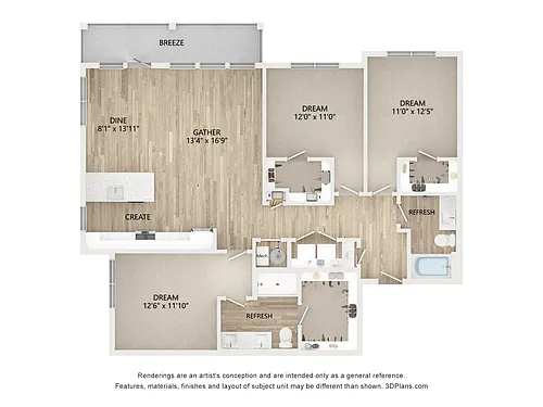 Floor plan F1V