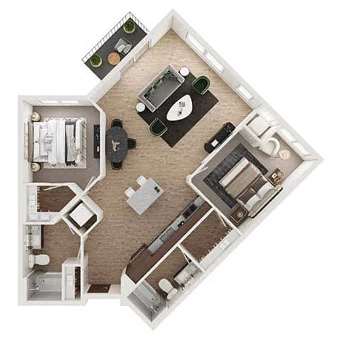 Floor plan The Reef
