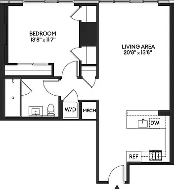 Floor plan 1P