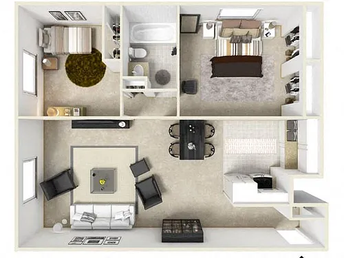Floor plan The Chestnut