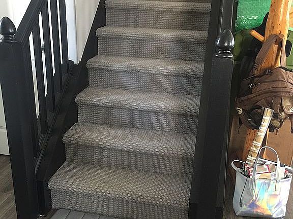 New carpet upstairs 
