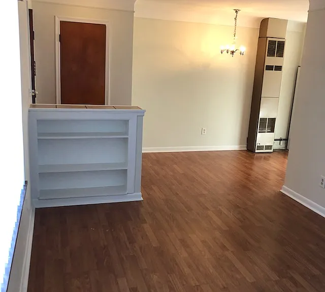 living and dining area