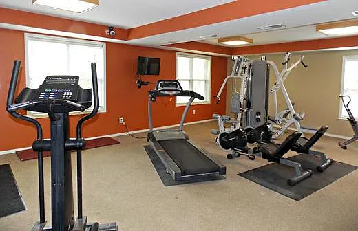 Residents have access to our fitness center at the Woods at Latimer