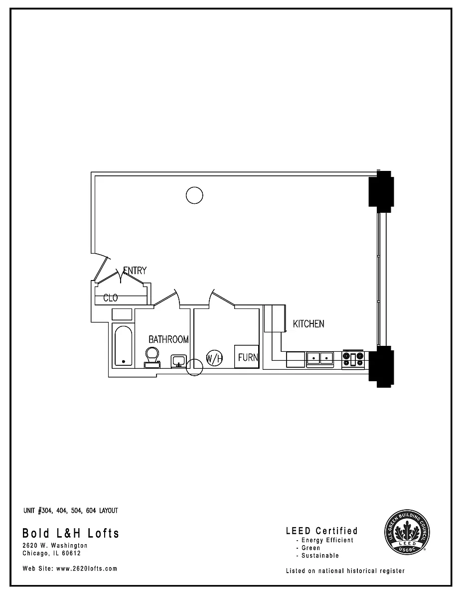 Floor plan 604