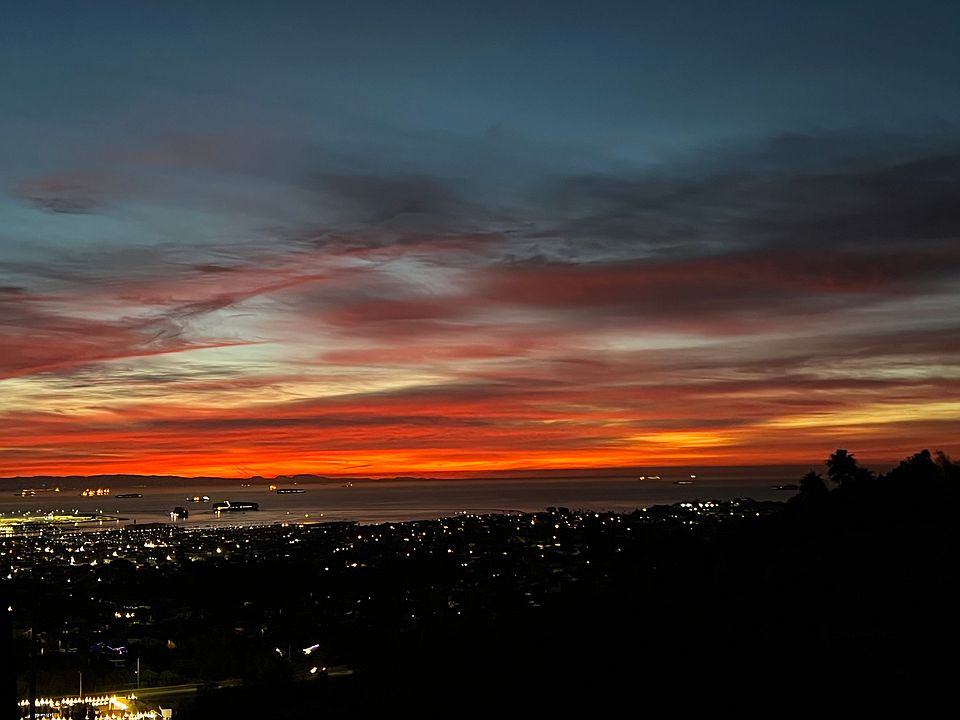 Sunrise over the harbor
